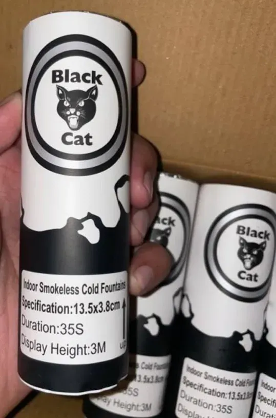 Black Cat Cold Pyro demo